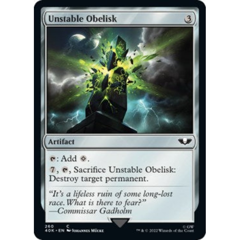Unstable Obelisk (Surge Foil) [40K - 260]