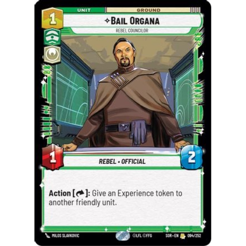 Bail Organa - Rebel Councilor (094/252) - Spark of Rebellion