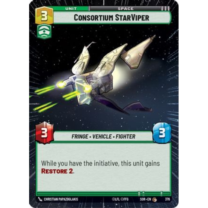 Consortium StarViper (Hyperspace) (376) - Spark of Rebellion Foil