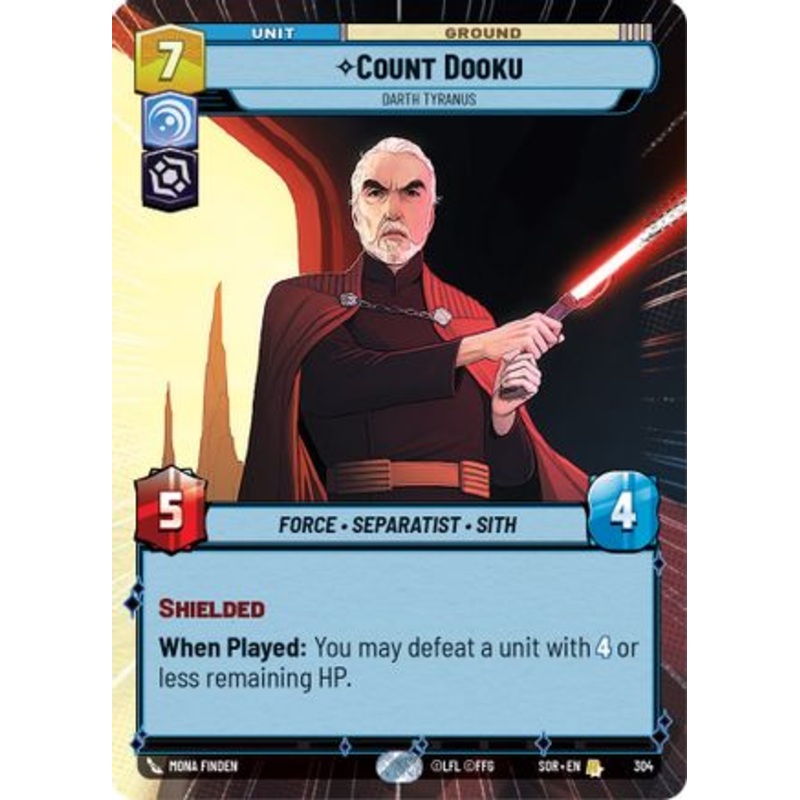 Count Dooku - Darth Tyranus (Hyperspace) (304) - Spark of Rebellion