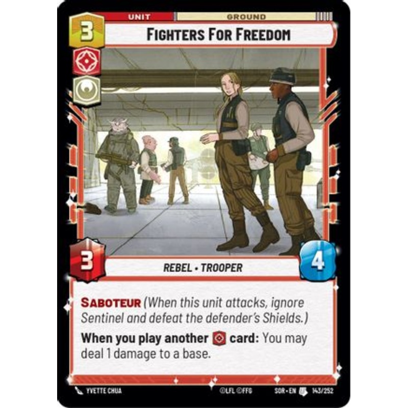 Fighters For Freedom (143/252) - Spark of Rebellion Foil