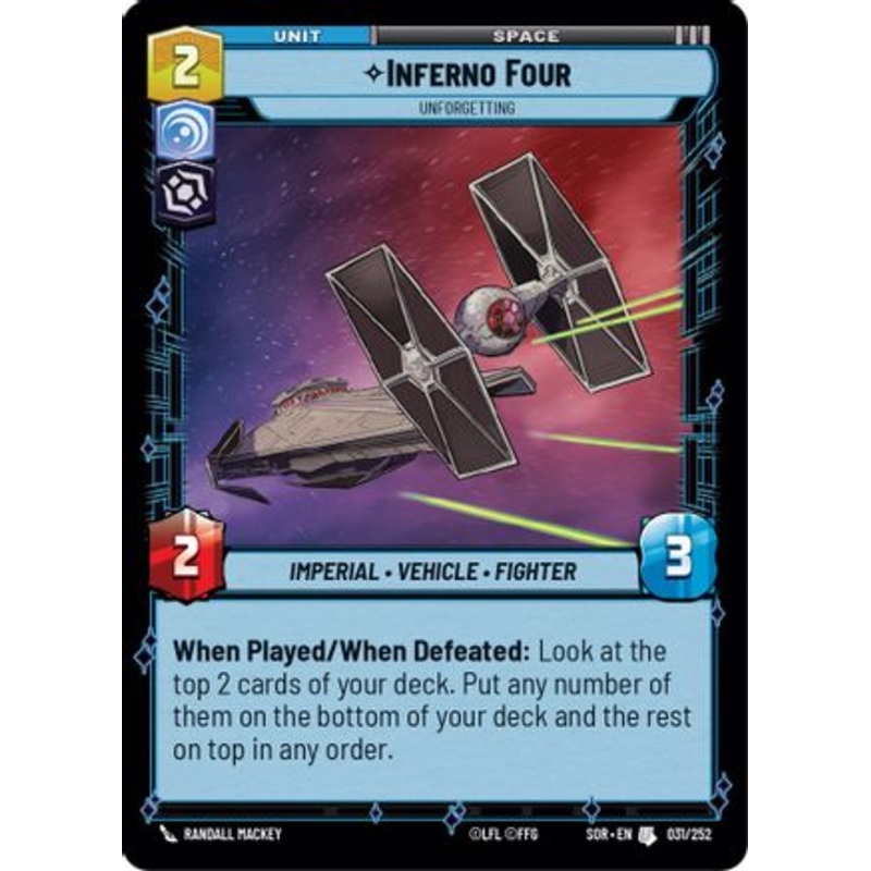 Inferno Four - Unforgetting (031/252) - Spark of Rebellion Foil