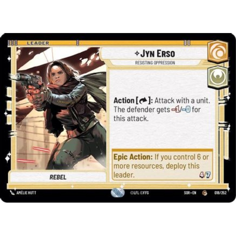 Jyn Erso - Resisting Oppression (018/252) - Spark of Rebellion