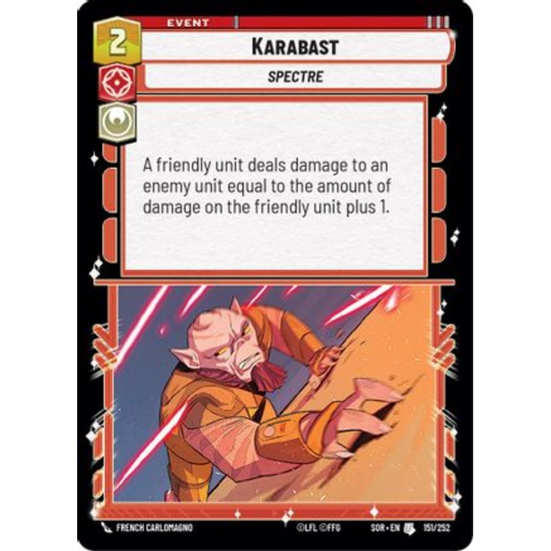 Karabast (151/252) - Spark of Rebellion Foil