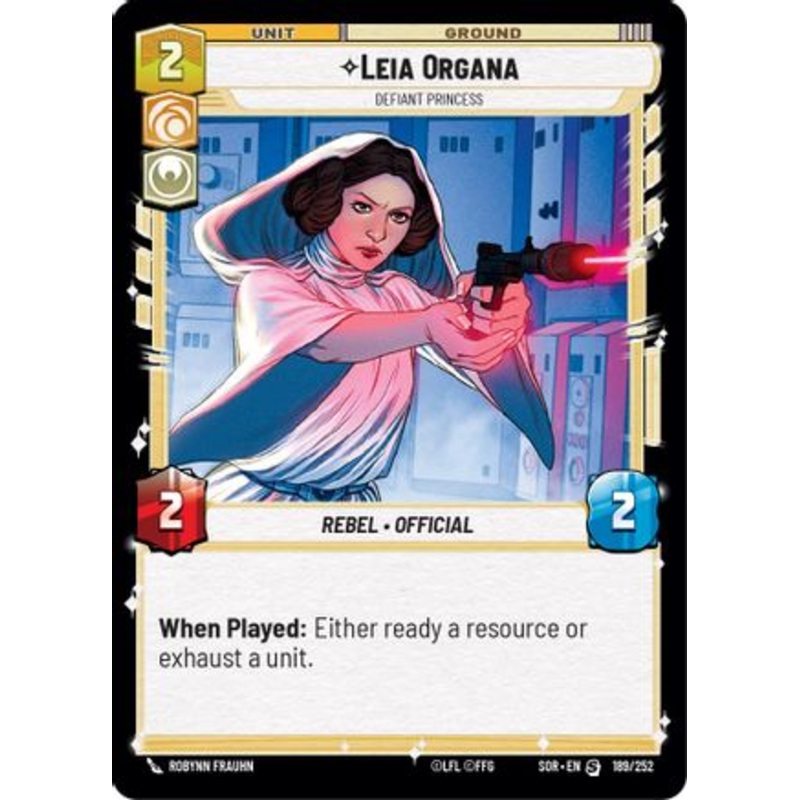 Leia Organa - Defiant Princess (189/252) - Spark of Rebellion