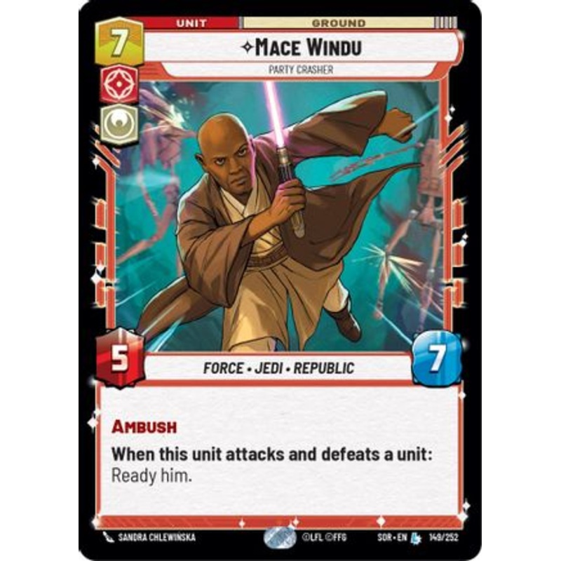 Mace Windu - Party Crasher (149/252) - Spark of Rebellion
