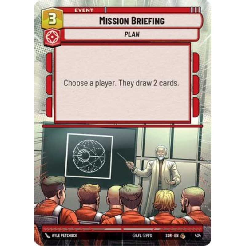 Mission Briefing (Hyperspace) (434) - Spark of Rebellion Foil