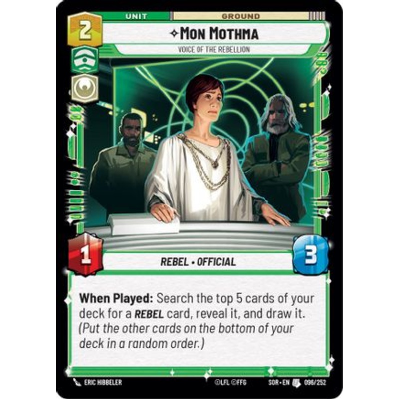 Mon Mothma - Voice of the Rebellion (096/252) - Spark of Rebellion