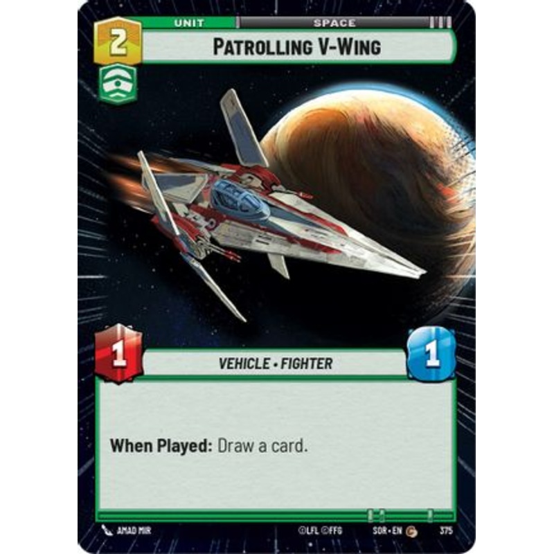 Patrolling V-Wing (Hyperspace) (375) - Spark of Rebellion