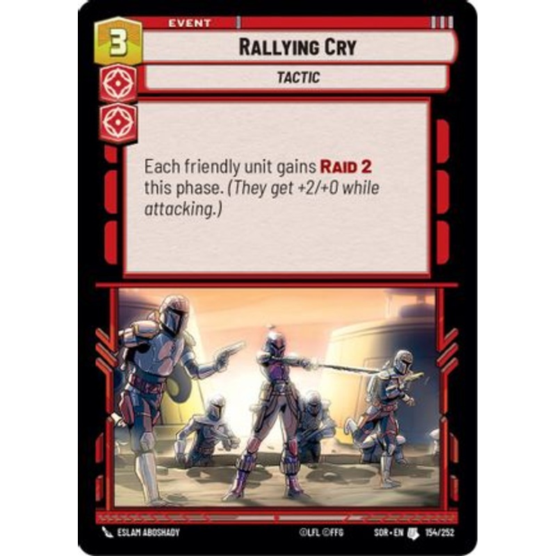 Rallying Cry (154/252) - Spark of Rebellion Foil