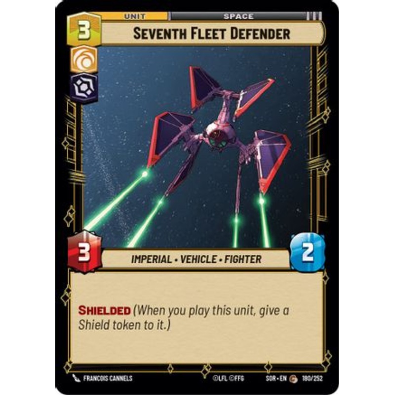 Seventh Fleet Defender (180/252) - Spark of Rebellion Foil