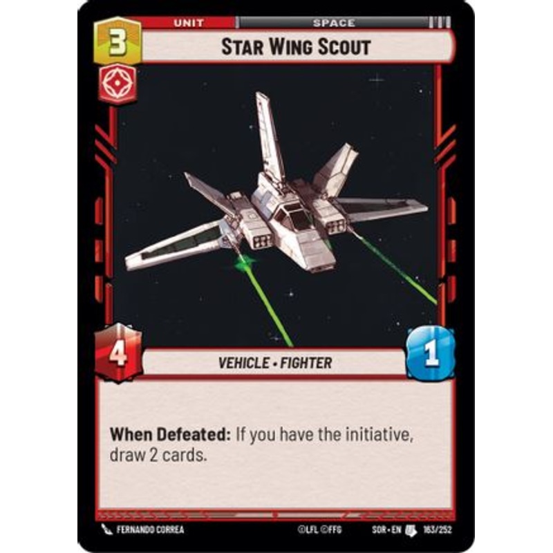 Star Wing Scout (163/252) - Spark of Rebellion Foil
