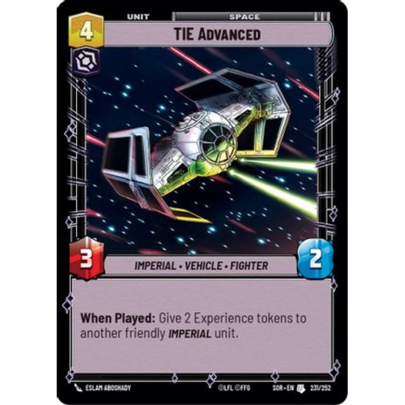TIE Advanced (231/252) - Spark of Rebellion
