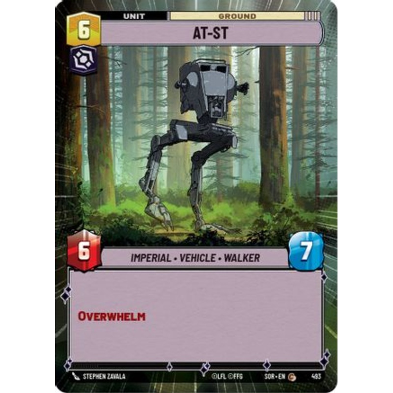 AT-ST (Hyperspace) (493) - Spark of Rebellion Foil