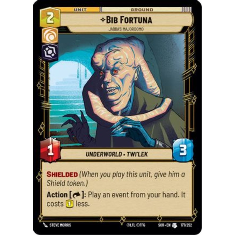 Bib Fortuna - Jabba's Majordomo (177/252) - Spark of Rebellion