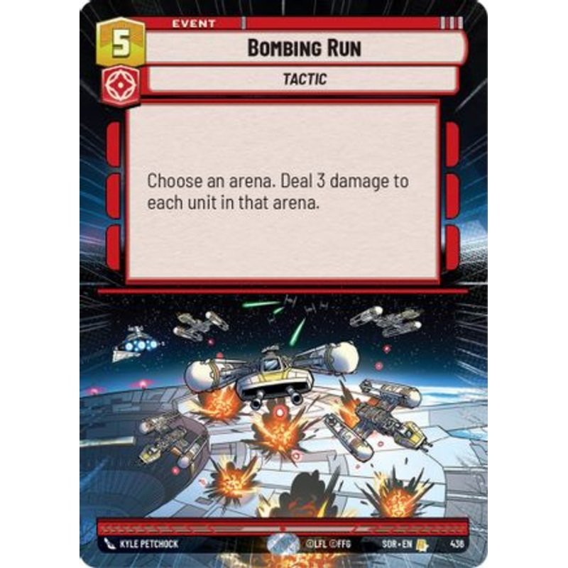Bombing Run (Hyperspace) (436) - Spark of Rebellion Foil