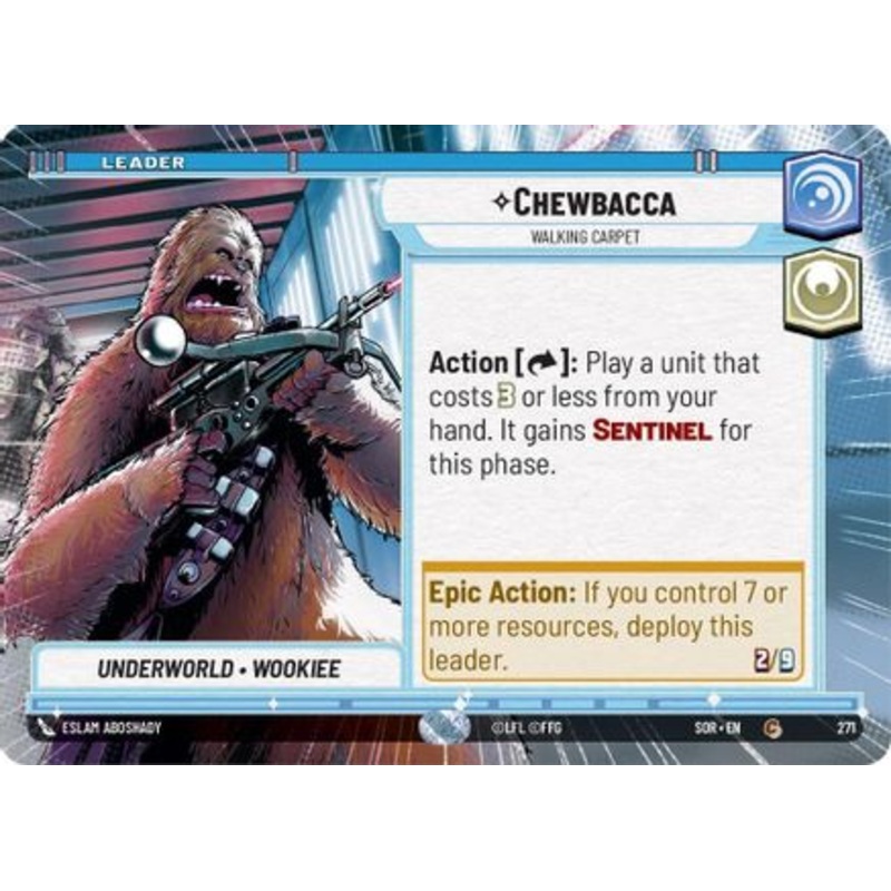 Chewbacca - Walking Carpet (Hyperspace) (271) - Spark of Rebellion