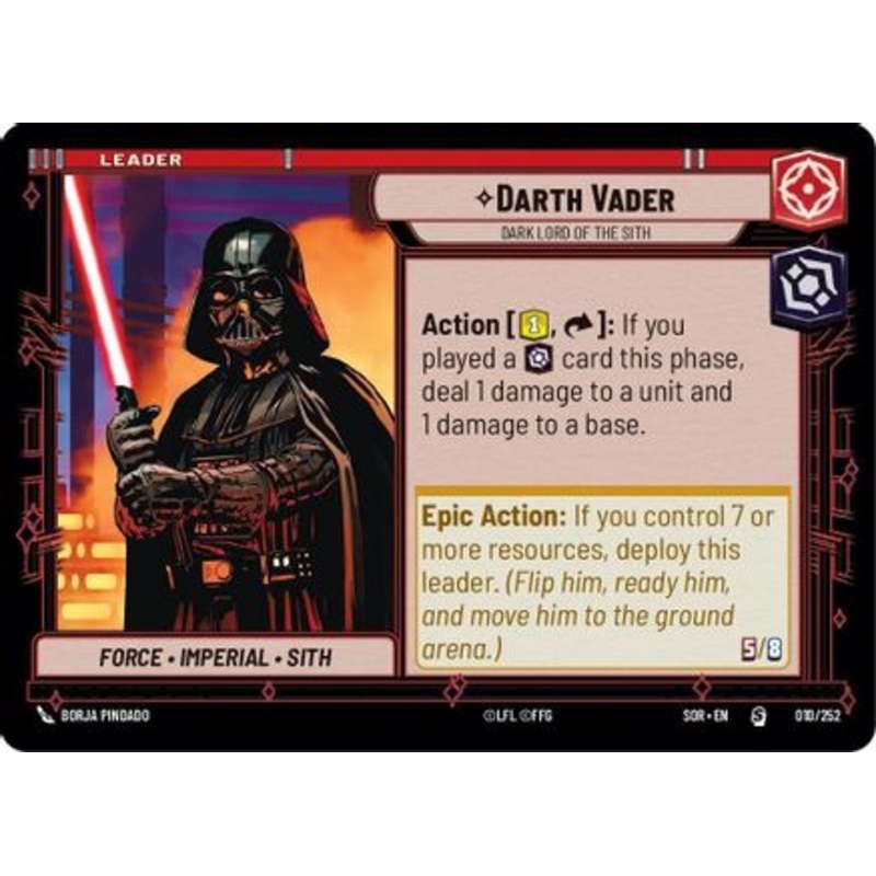 Darth Vader - Dark Lord of the Sith (010/252) - Spark of Rebellion