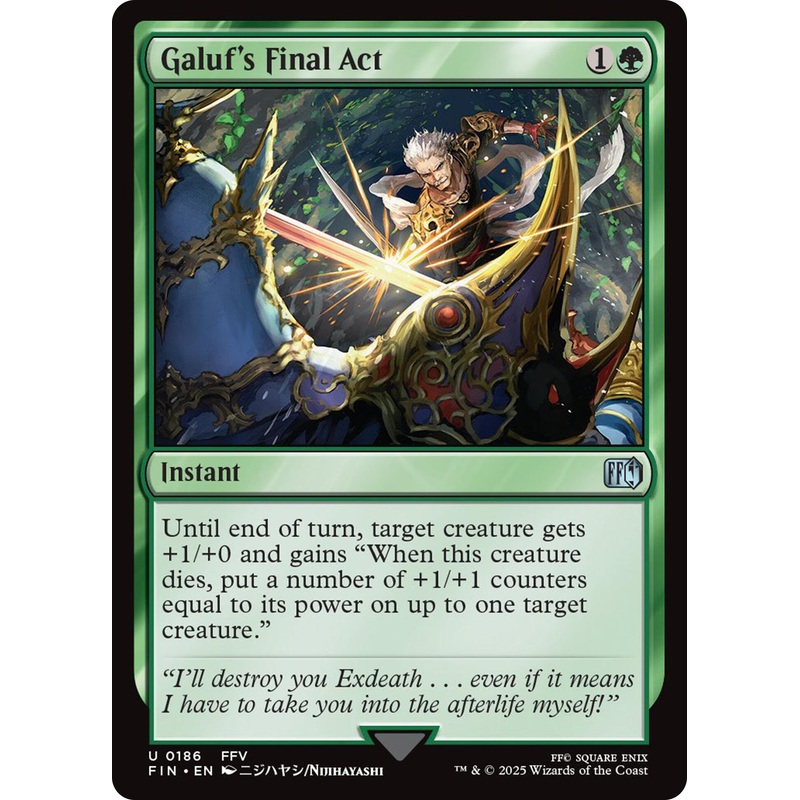 Galuf's Final Act [FIN - 186]