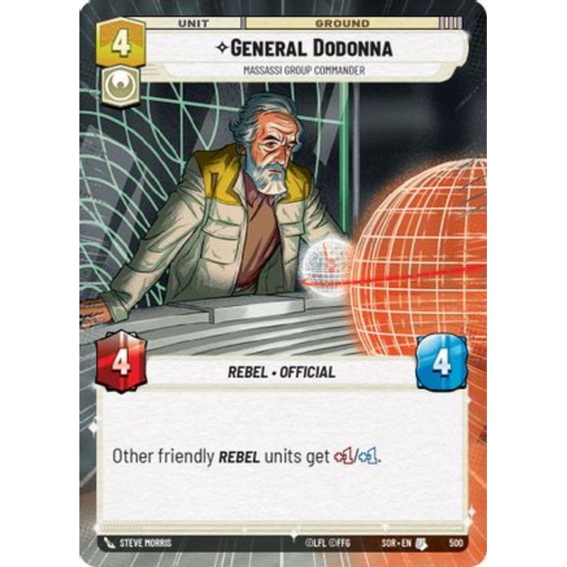 General Dodonna - Massassi Group Commander (Hyperspace) (500) - Spark of Rebellion