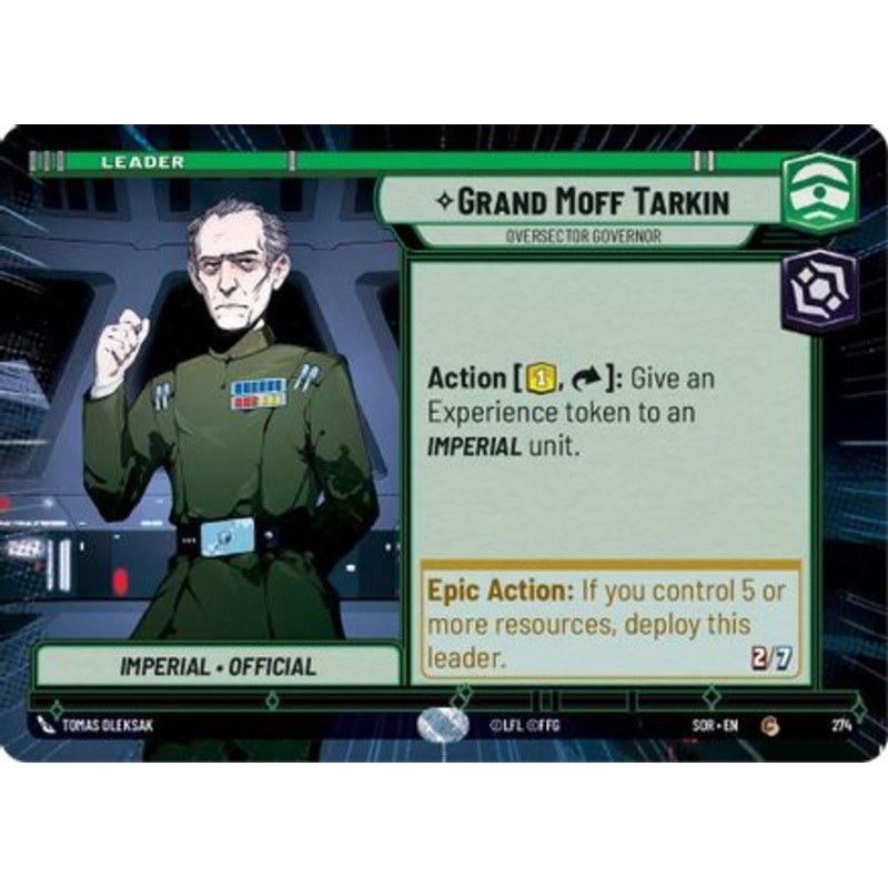 Grand Moff Tarkin - Oversector Governor (Hyperspace) (274) - Spark of Rebellion