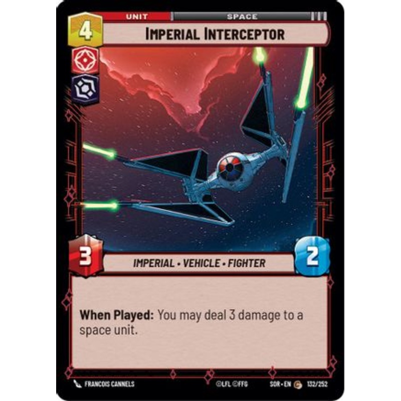 Imperial Interceptor (132/252) - Spark of Rebellion Foil