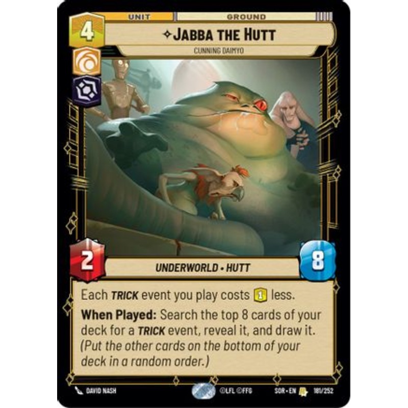 Jabba the Hutt - Cunning Daimyo (181/252) - Spark of Rebellion