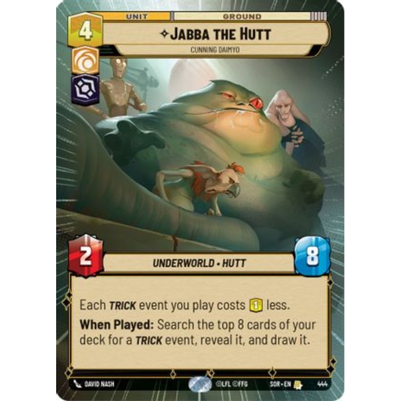 Jabba the Hutt - Cunning Daimyo (Hyperspace) (444) - Spark of Rebellion