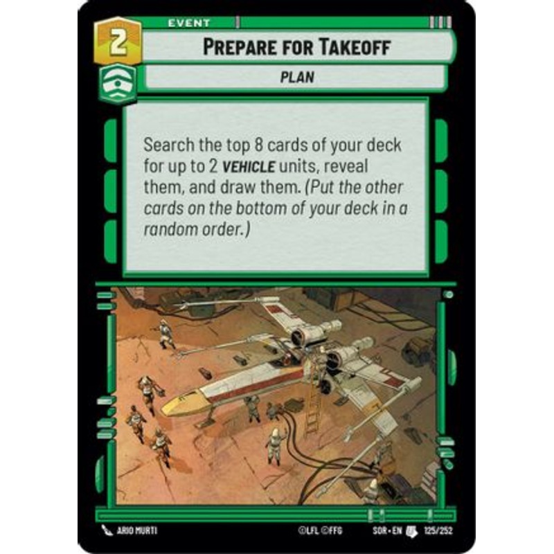 Prepare for Takeoff (125/252) - Spark of Rebellion Foil