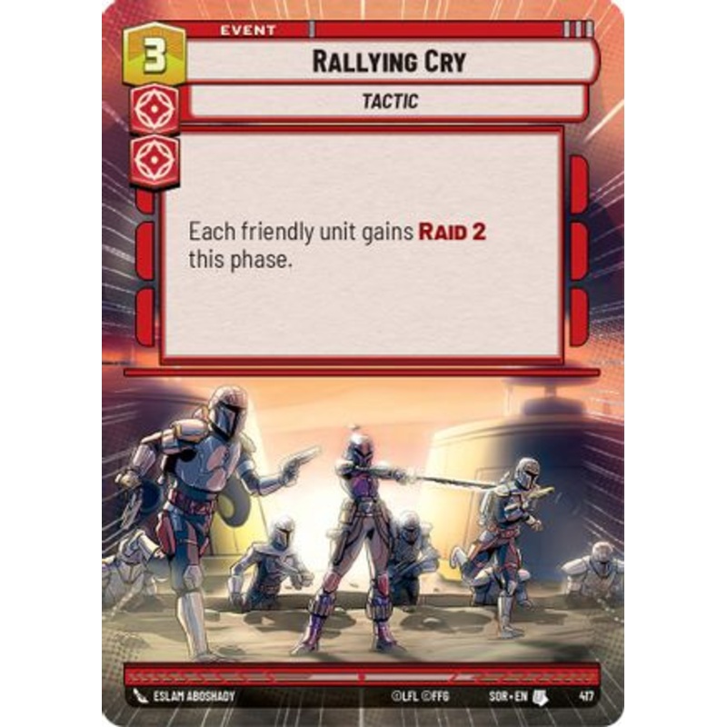 Rallying Cry (Hyperspace) (417) - Spark of Rebellion Foil