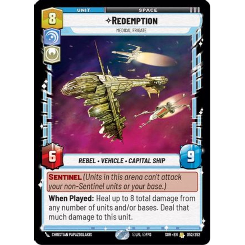 Redemption - Medical Frigate (052/252) - Spark of Rebellion Foil