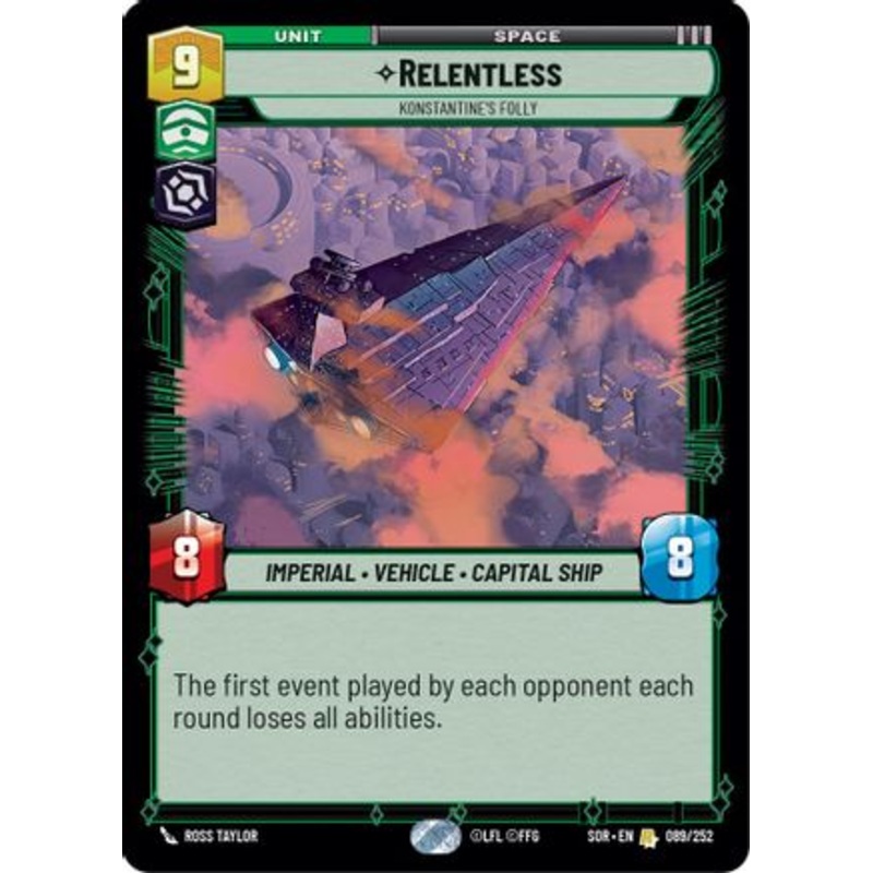 Relentless - Konstantine's Folly (089/252) - Spark of Rebellion