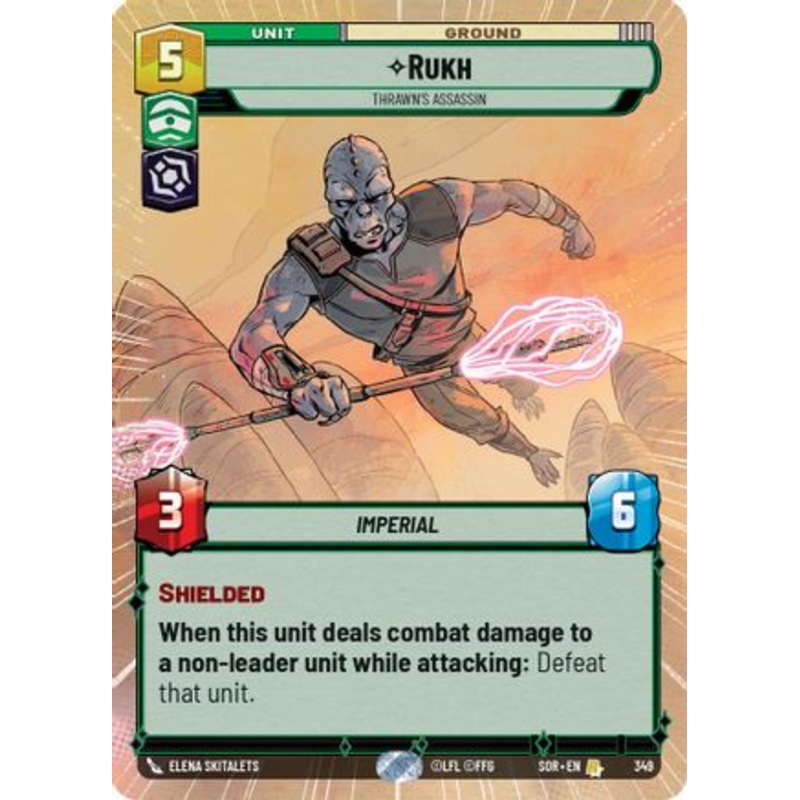 Rukh - Thrawn's Assassin (Hyperspace) (349) - Spark of Rebellion Foil