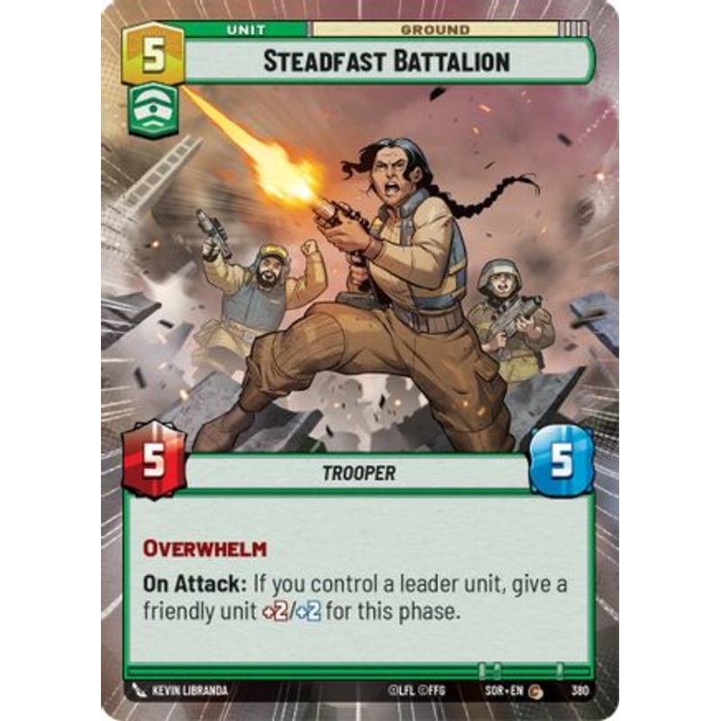Steadfast Battalion (Hyperspace) (380) - Spark of Rebellion Foil