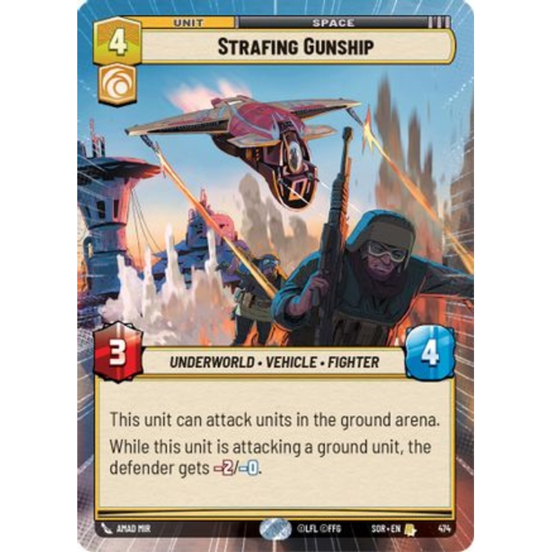 Strafing Gunship (Hyperspace) (474) - Spark of Rebellion Foil