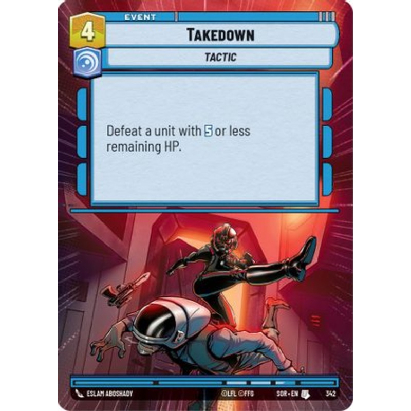 Takedown (Hyperspace) (342) - Spark of Rebellion Foil