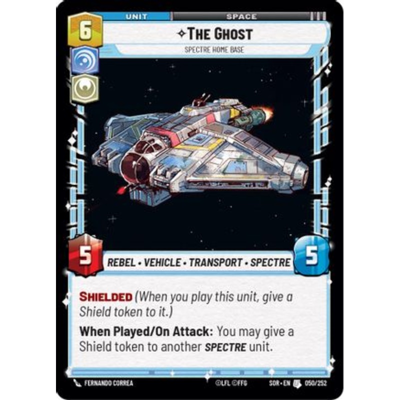 The Ghost - Spectre Home Base (050/252) - Spark of Rebellion Foil