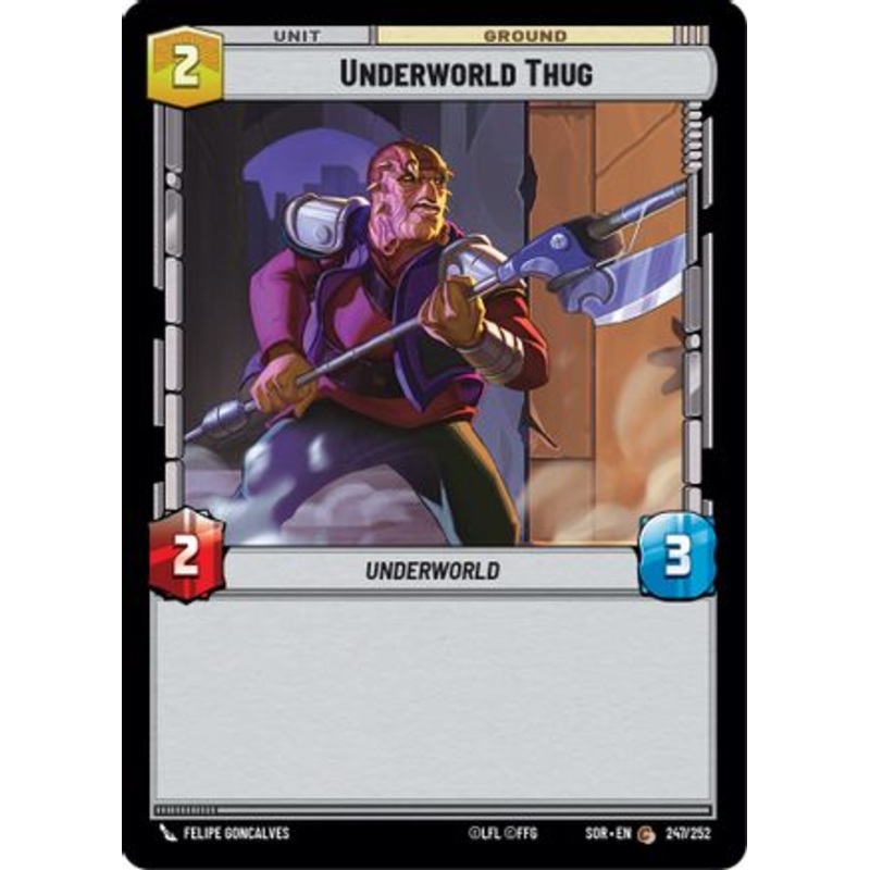 Underworld Thug (247/252) - Spark of Rebellion Foil