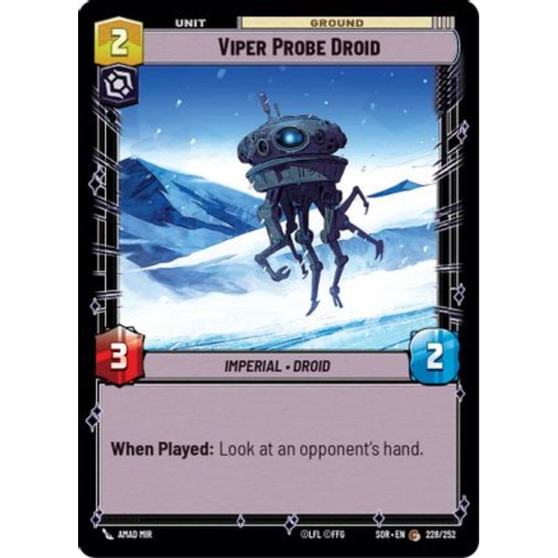 Viper Probe Droid (228/252) - Spark of Rebellion Foil