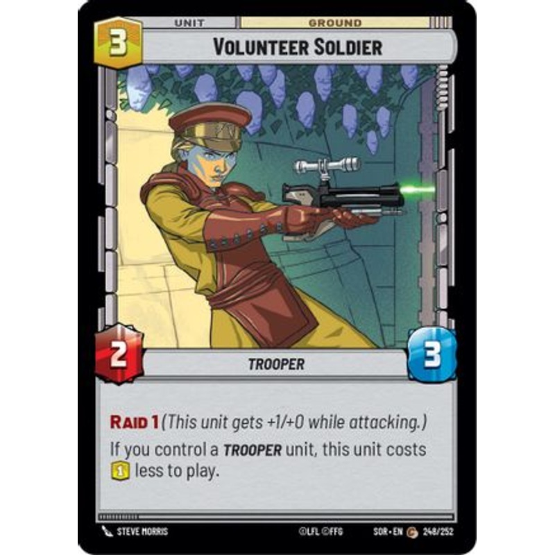 Volunteer Soldier (248/252) - Spark of Rebellion Foil
