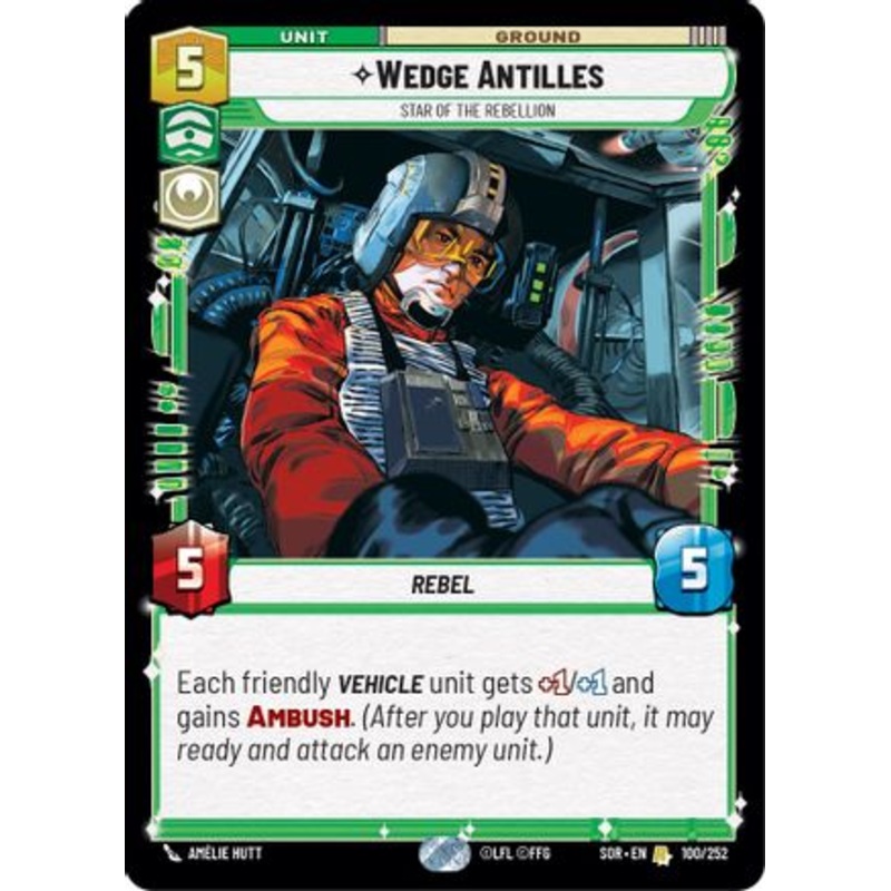 Wedge Antilles - Star of the Rebellion (100/252) - Spark of Rebellion