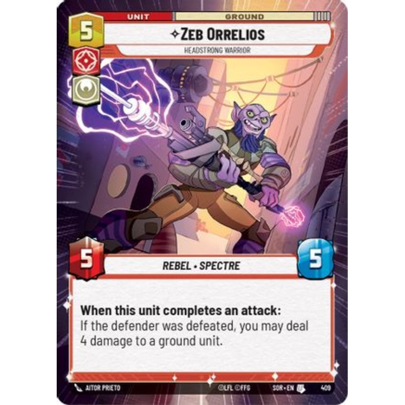 Zeb Orrelios - Headstrong Warrior (Hyperspace) (409) - Spark of Rebellion