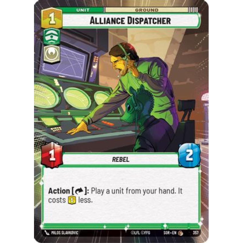 Alliance Dispatcher (Hyperspace) (357) - Spark of Rebellion Foil