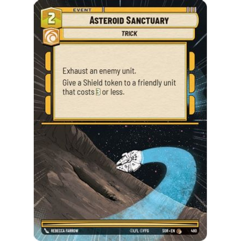 Asteroid Sanctuary (Hyperspace) (480) - Spark of Rebellion Foil