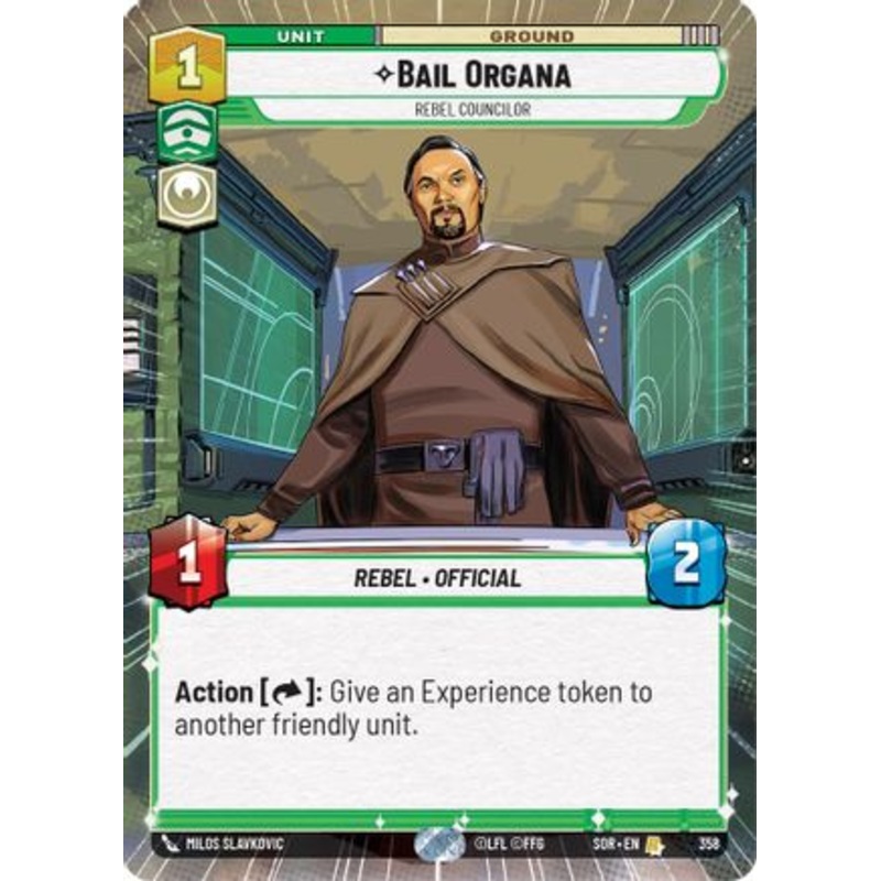 Bail Organa - Rebel Councilor (Hyperspace) (358) - Spark of Rebellion