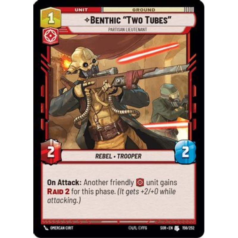 Benthic "Two Tubes" - Partisan Lieutenant (156/252) - Spark of Rebellion