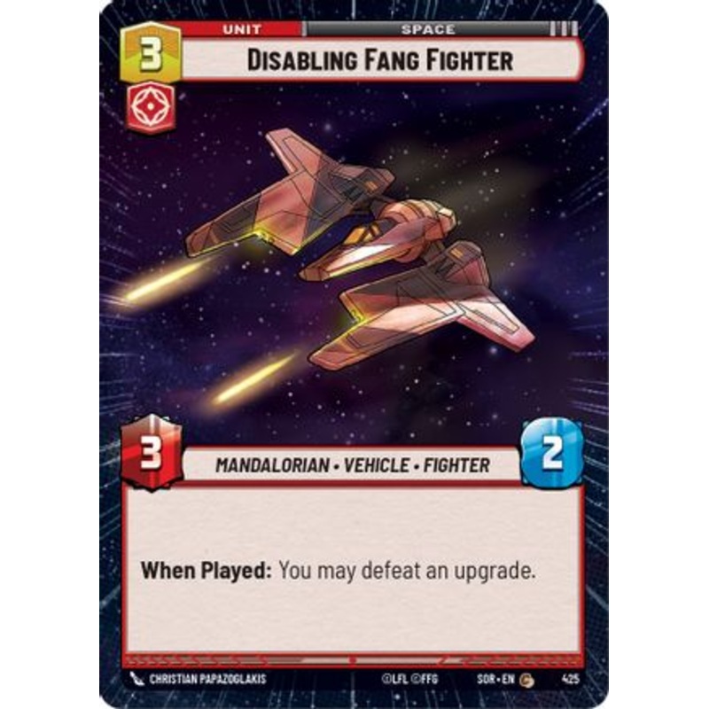Disabling Fang Fighter (Hyperspace) (425) - Spark of Rebellion Foil