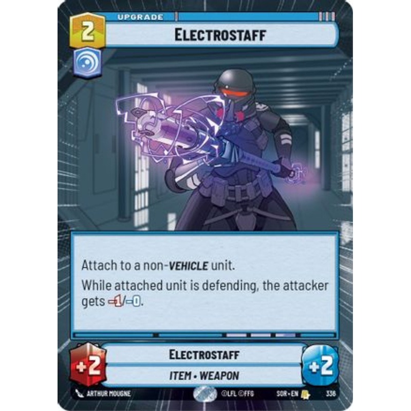 Electrostaff (Hyperspace) (336) - Spark of Rebellion Foil