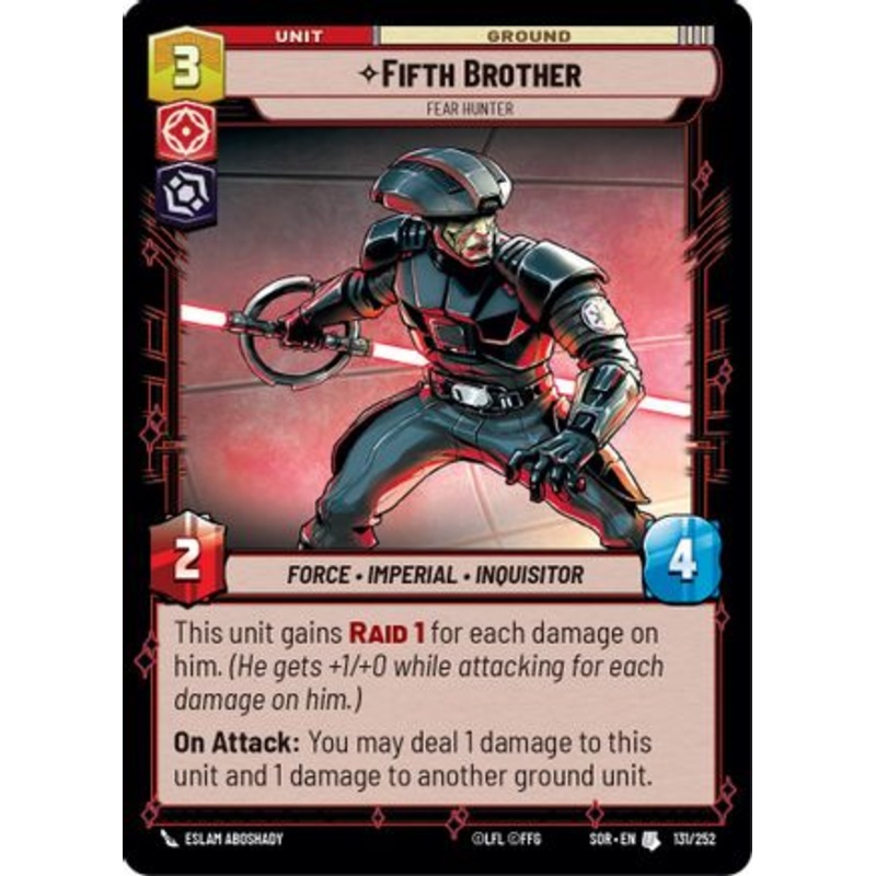 Fifth Brother - Fear Hunter (131/252) - Spark of Rebellion