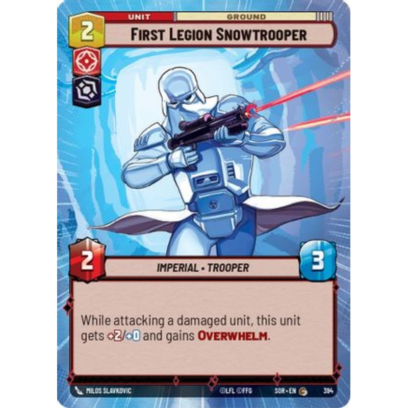 First Legion Snowtrooper (Hyperspace) (394) - Spark of Rebellion
